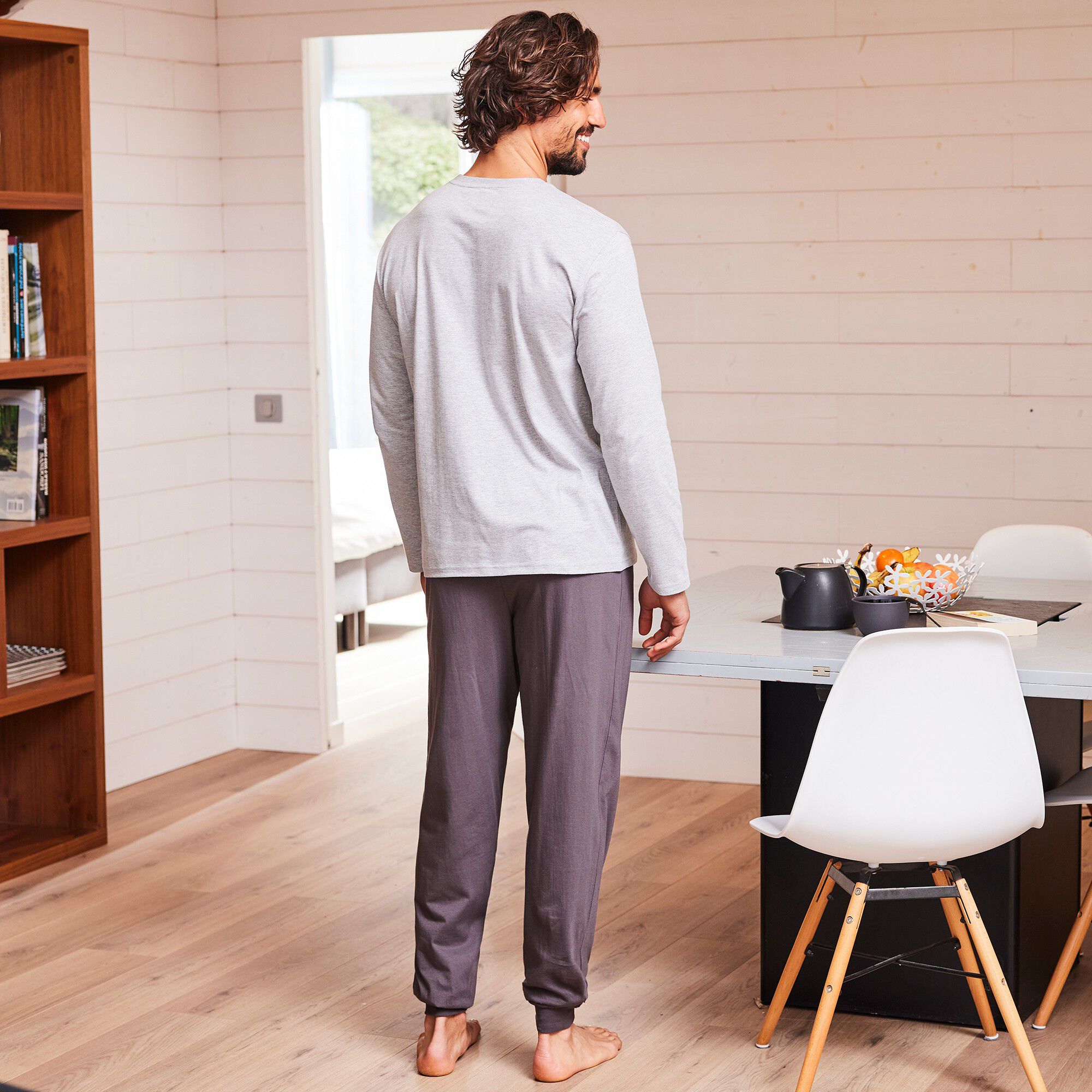 Pyjama pantalon manches longues Marmotte