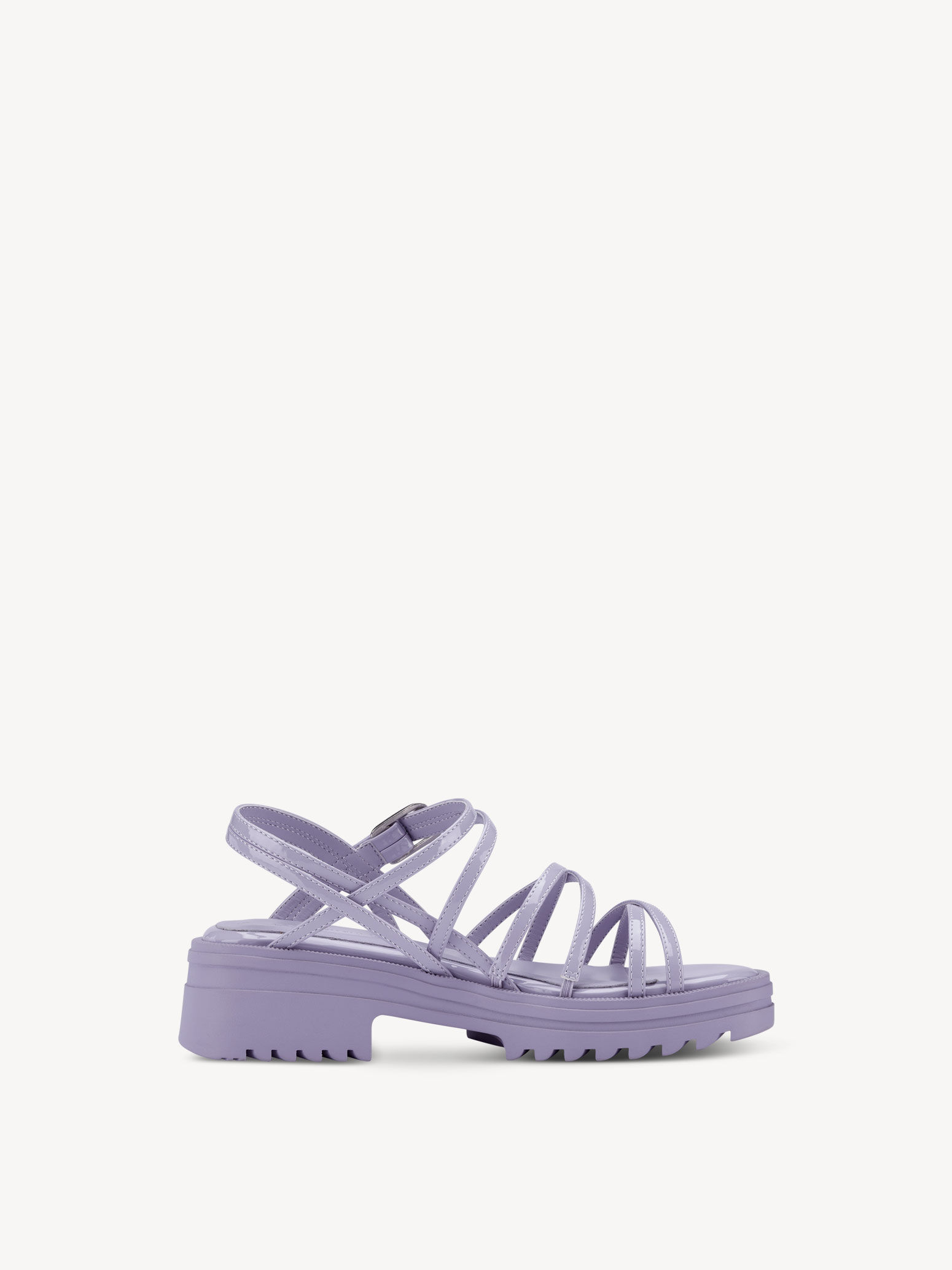 Sandale à talon - mauve