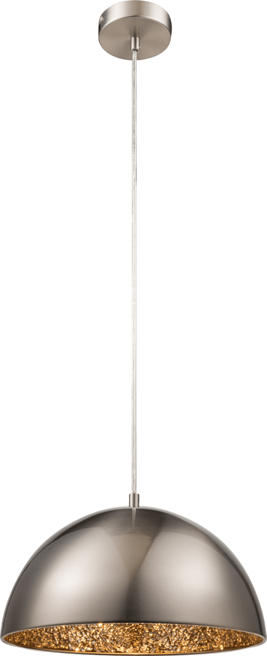 Globo Lighting - OKKO - Hängeleuchte Metall Nickel matt, 1x E27