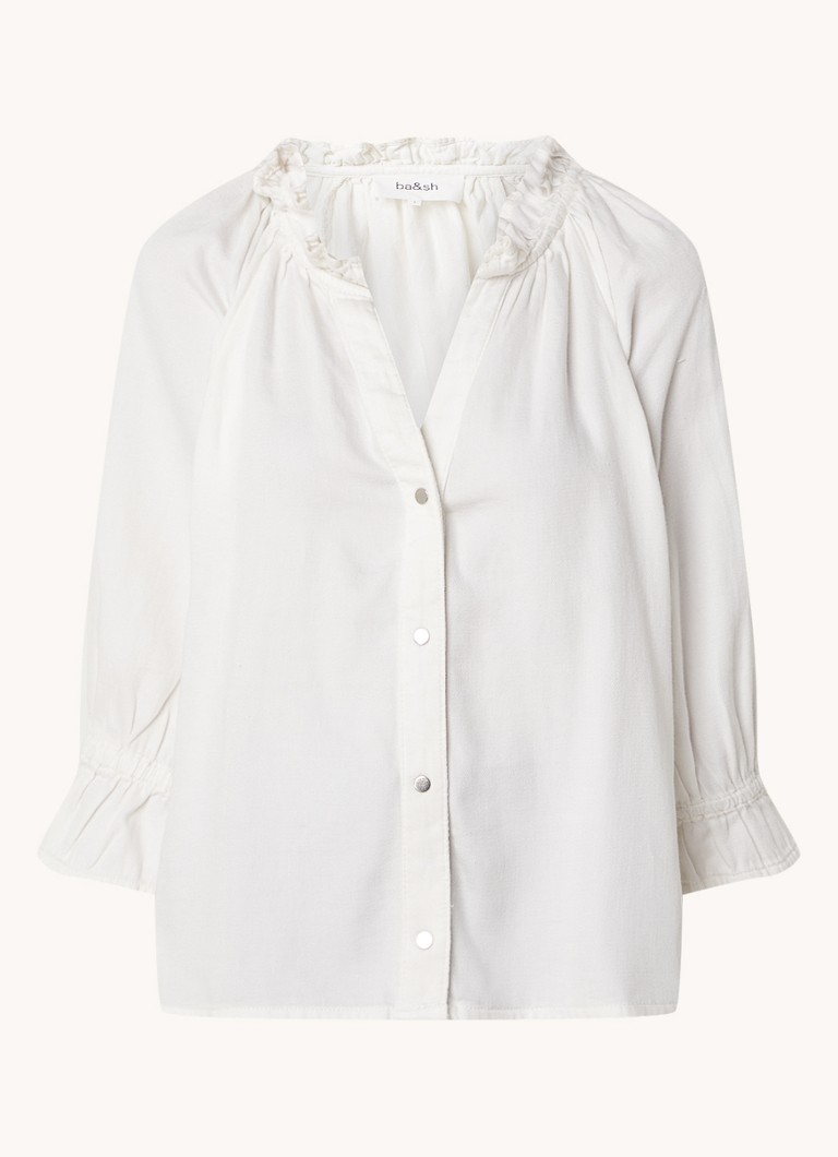 ba&sh Racco blouse with ruffles