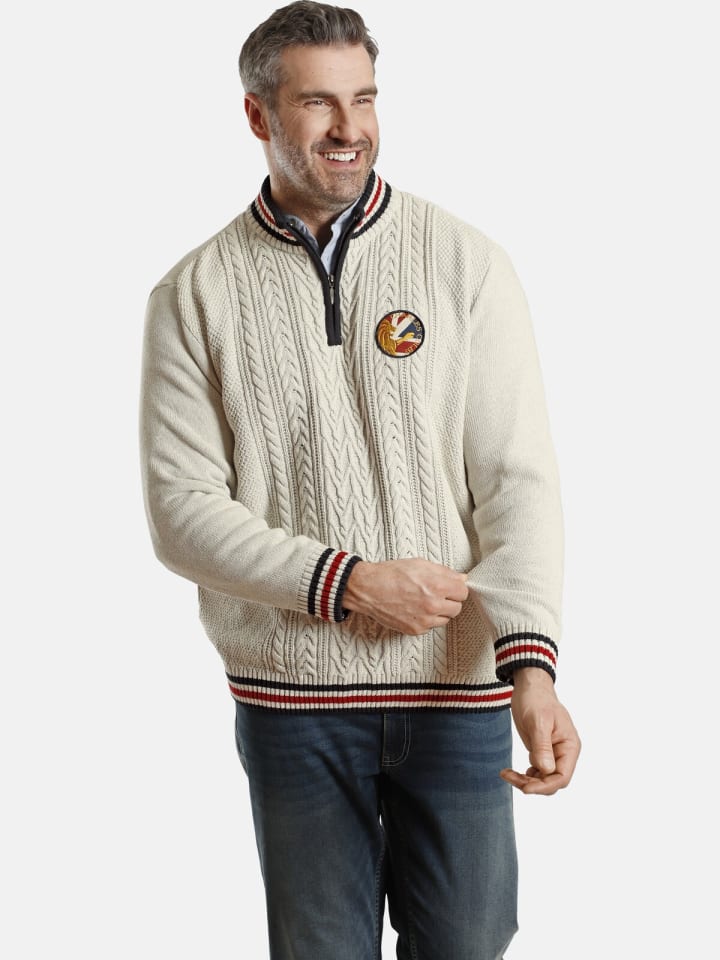 Charles Colby Pullover EARL HICKS in wollweiß günstig kaufen
