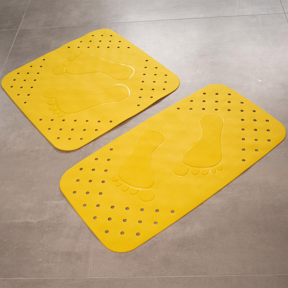 Ridder Badewanneneinlage Tecno ca. 38x89 cm, gelb, 100% TPE