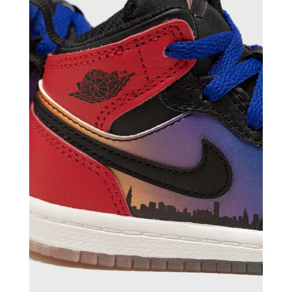 NIKE JORDAN 1 MID SS TD DX4377-400 / blau