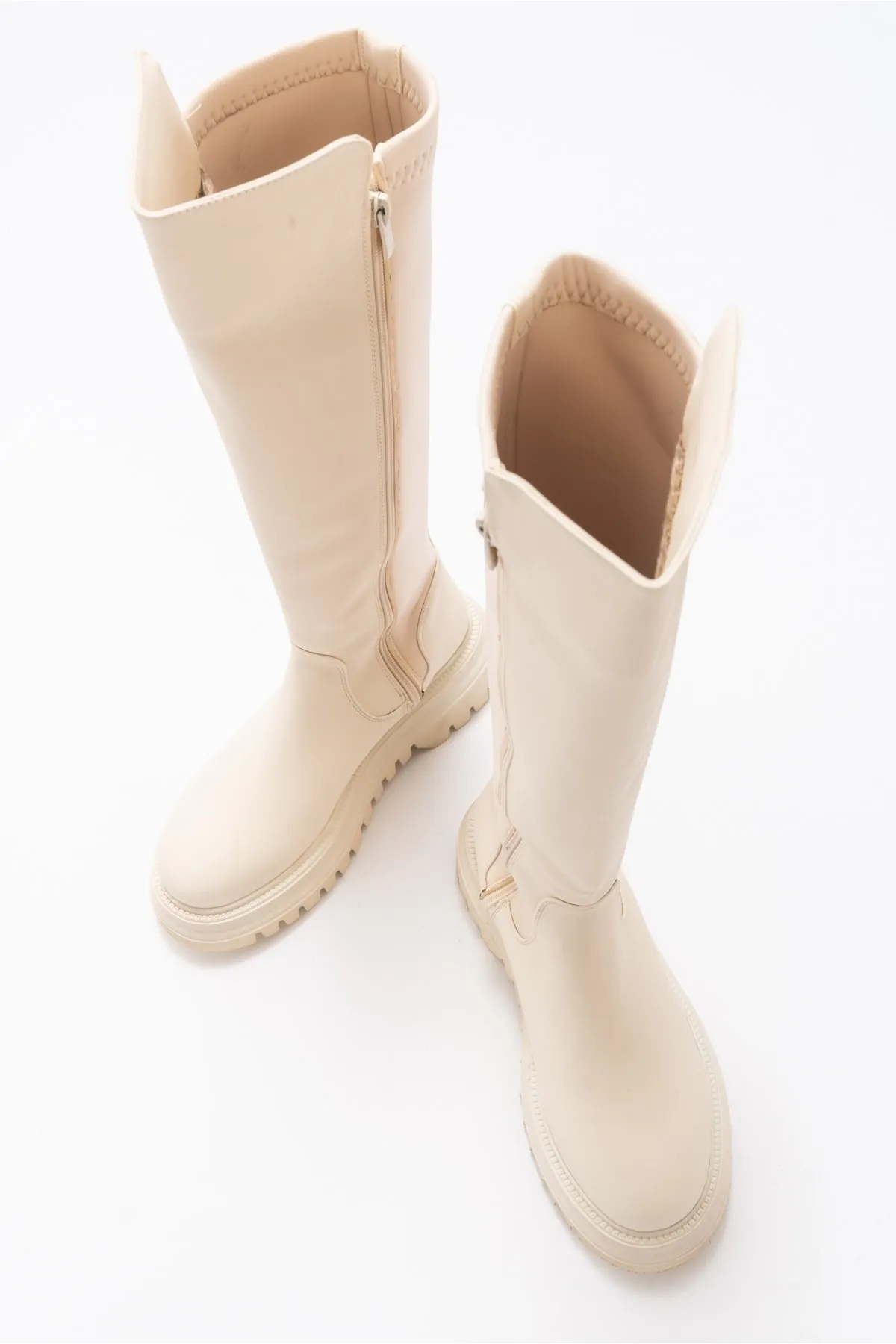 LuviShoes  Shadow Beige Damenstiefel