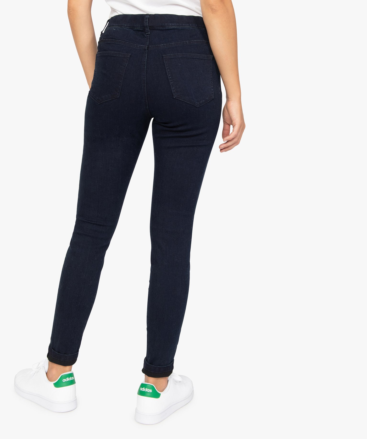 Jegging femme taille normale blue black | GEMO