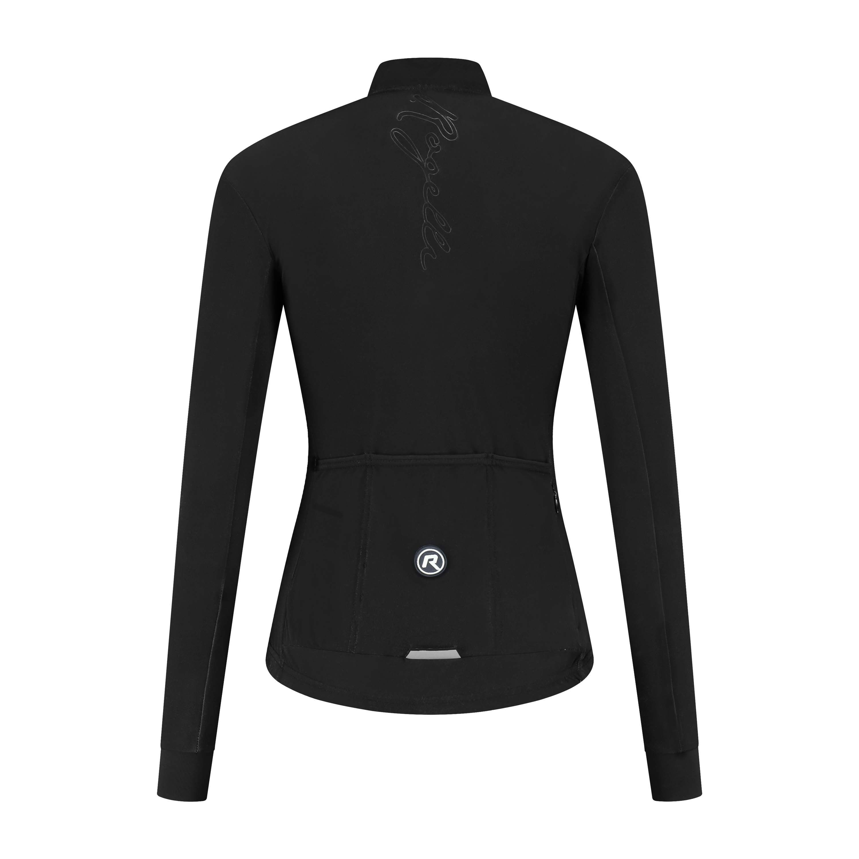 Rogelli Distance Schwarz Damen Radtrikot Langarm