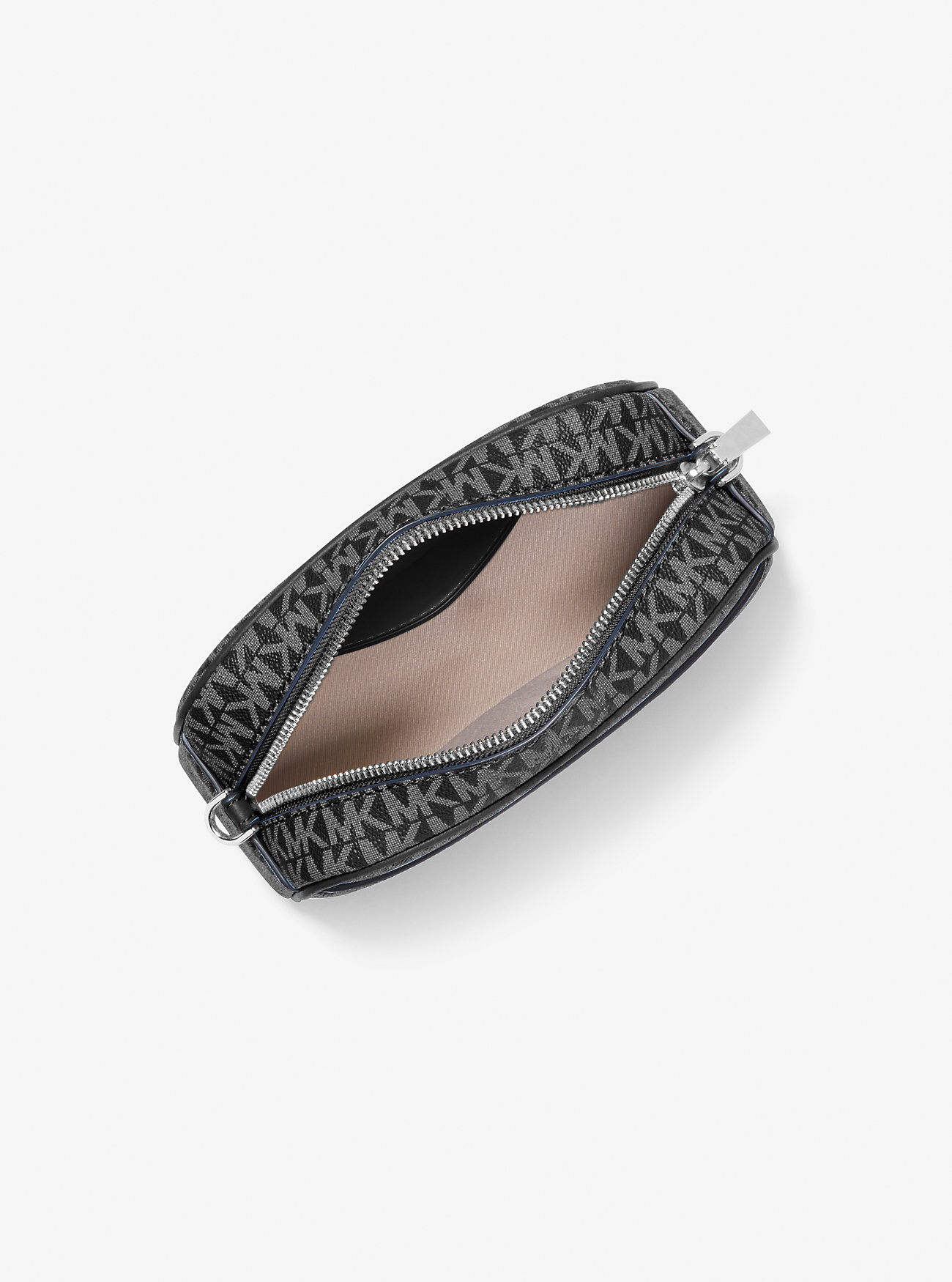 Jet Set Liten Signature Logo Kamera Skulderveske - SVART