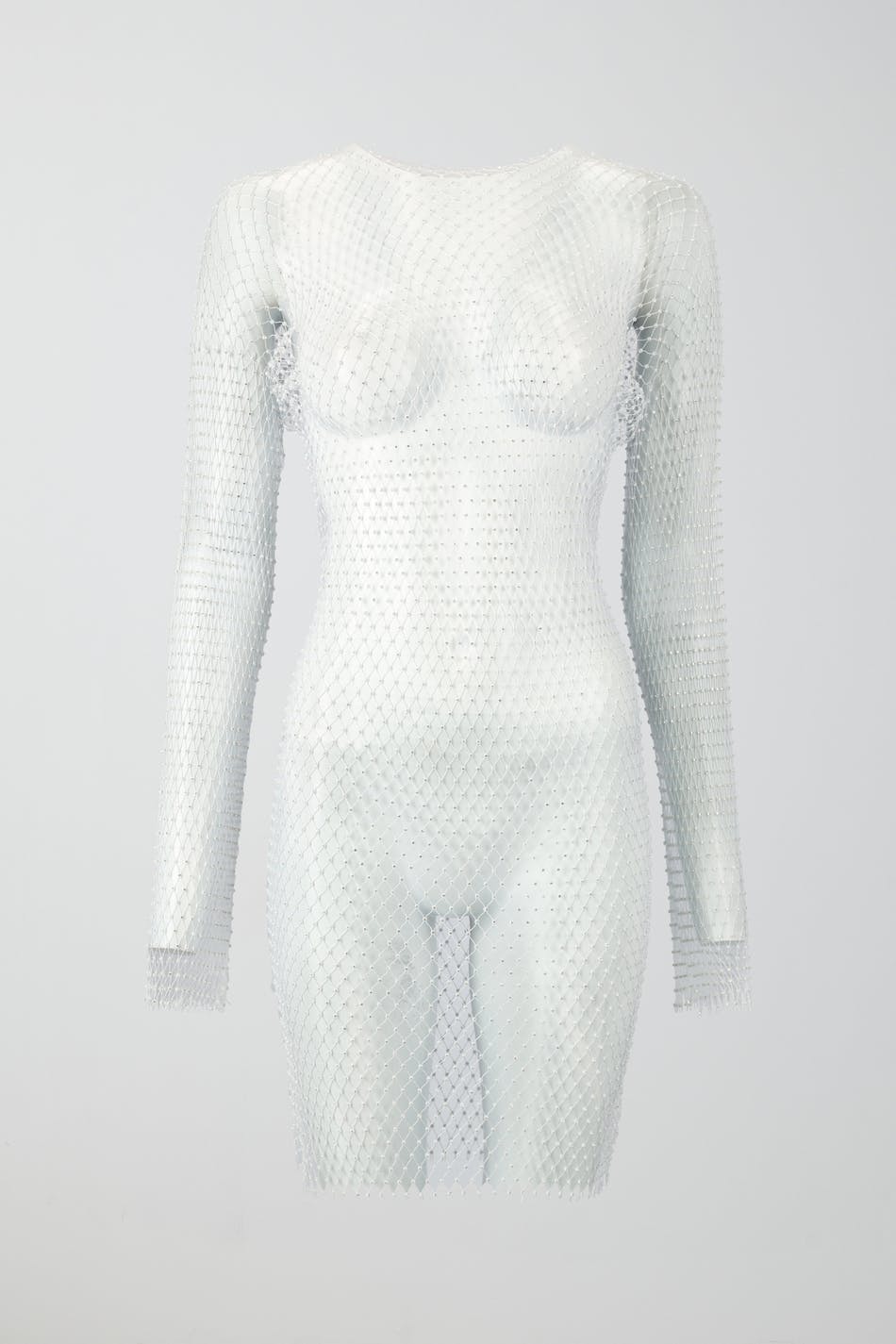 Rhinestone net dress