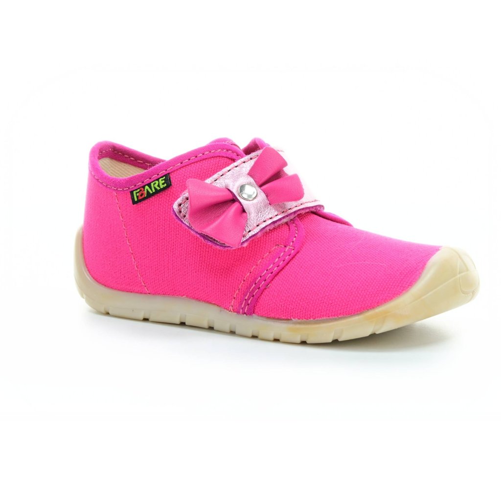 Fare 5011453 mit Schleifchen Mid Cut Canvas Barfußschuhe (bare)
