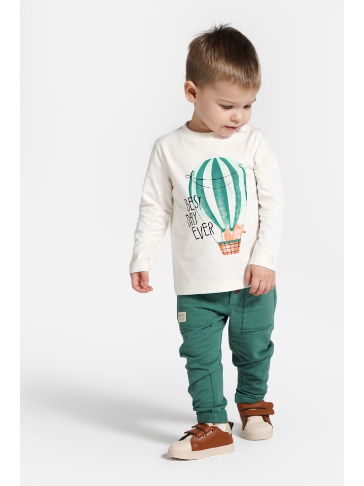 Coccodrillo T-shirt mit langen Ärmeln in ecru günstig kaufen