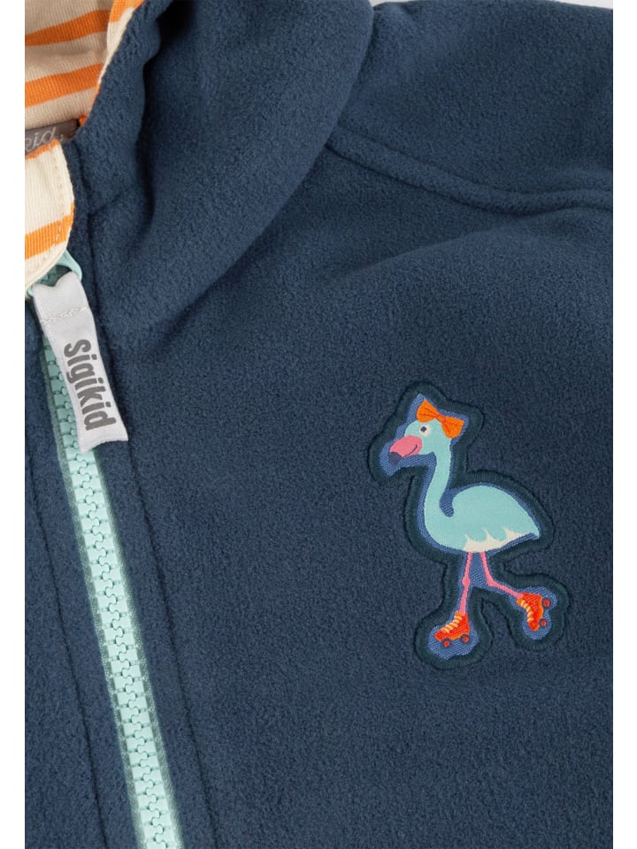 Sigikid Fleecejacke Wild Flamingo in dunkelblau günstig kaufen