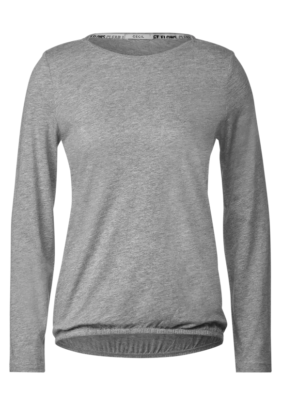 CECIL Langarmshirt mit Gummibund