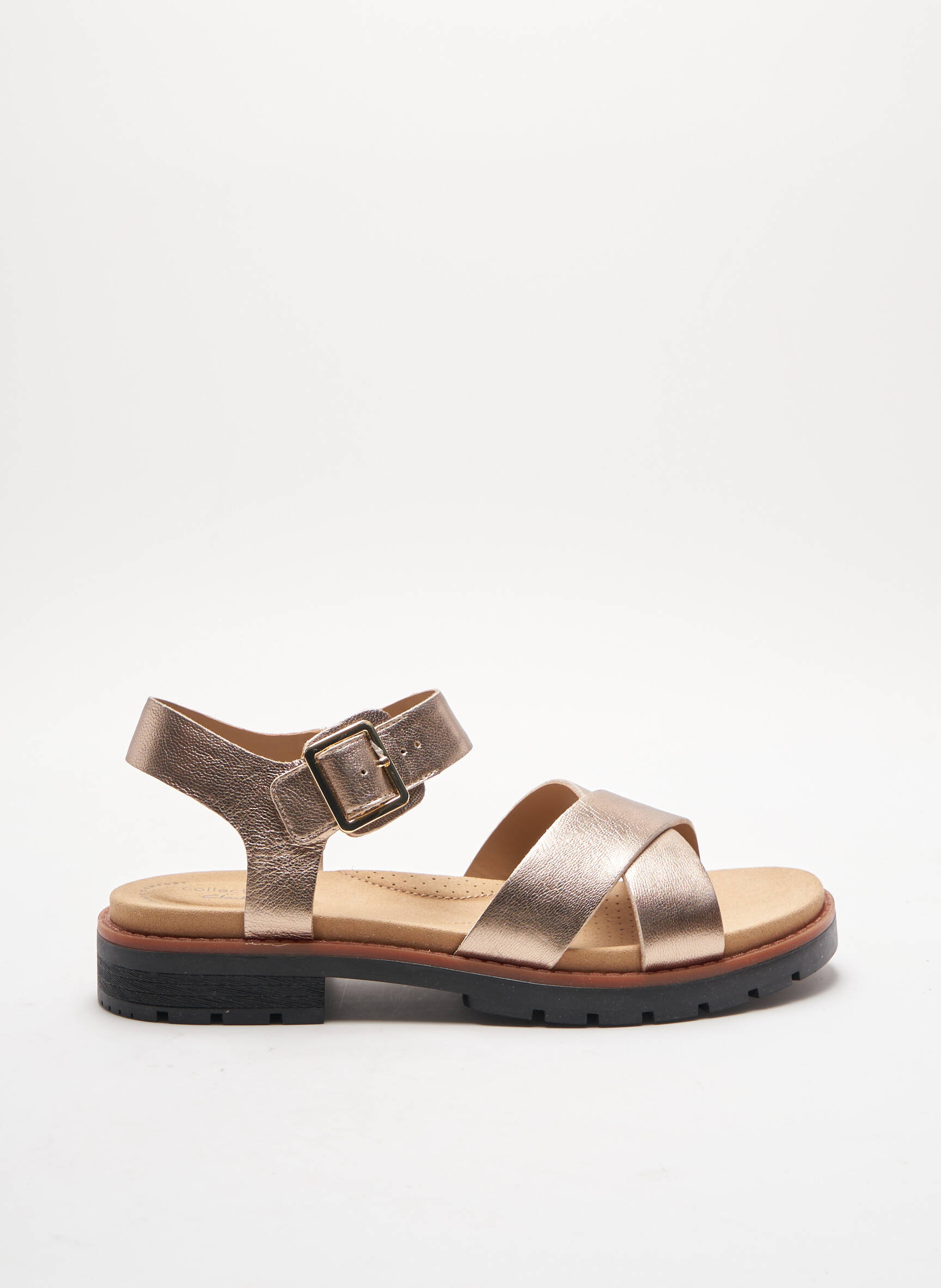 Clarks Sandales Nu Pieds Femme couleur gris