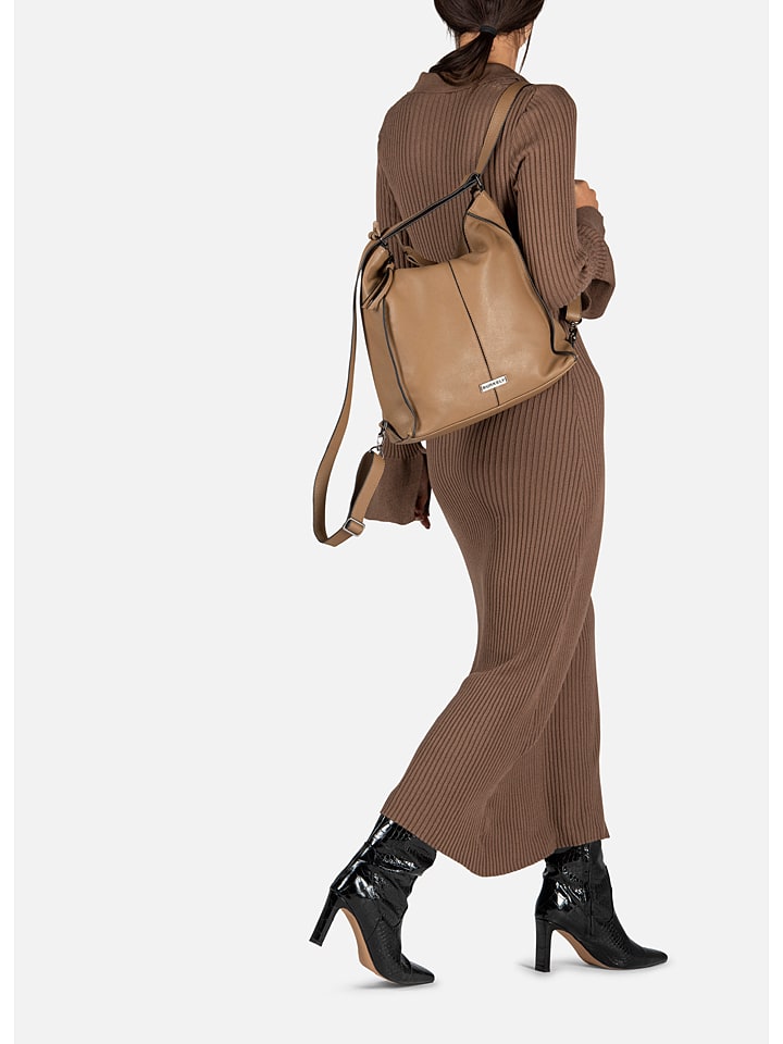 Burkely Leder-Schultertasche in Hellbraun - (B)40 x (H)28 x (T)10 cm günstig kaufen onesize