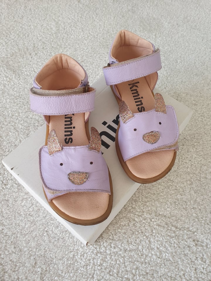 kmins Leder-Sandalen in Lila günstig kaufen 28