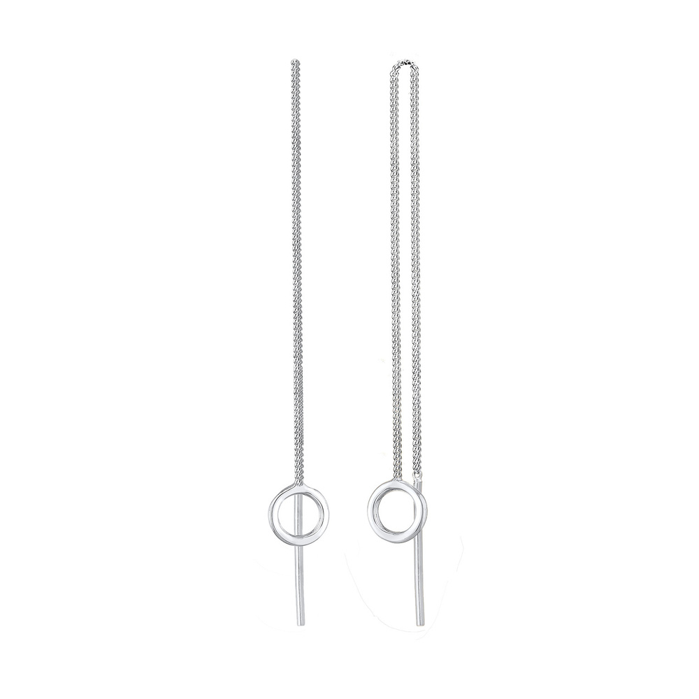 Elli Elli Boucles d'Oreilles Cercle pendentif Filigrane Boucles d'Oreilles Femme - (92 Boucles d'oreilles