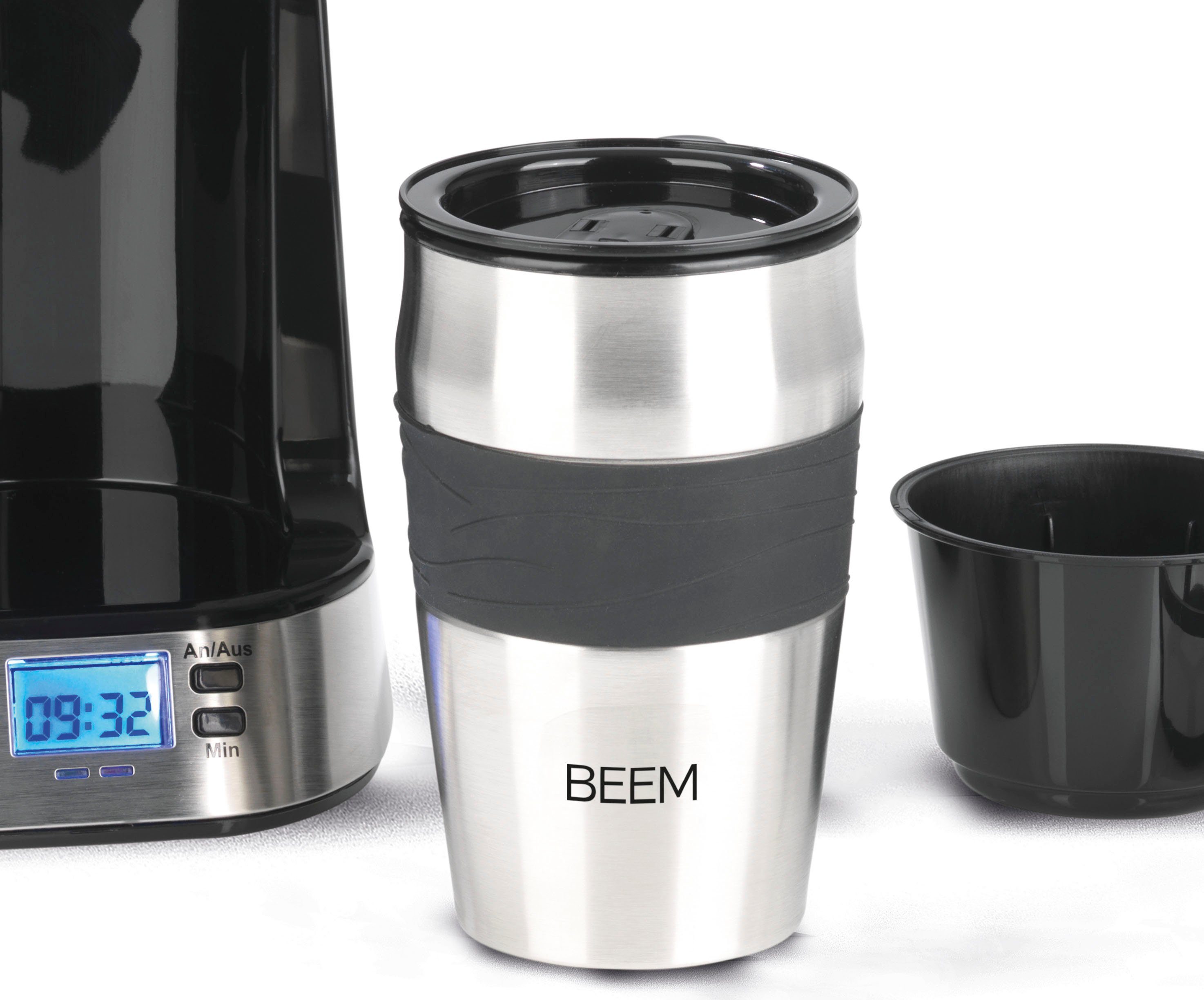 BEEM Filterkaffeemaschine Thermo 2 Go Single, Permanentfilter