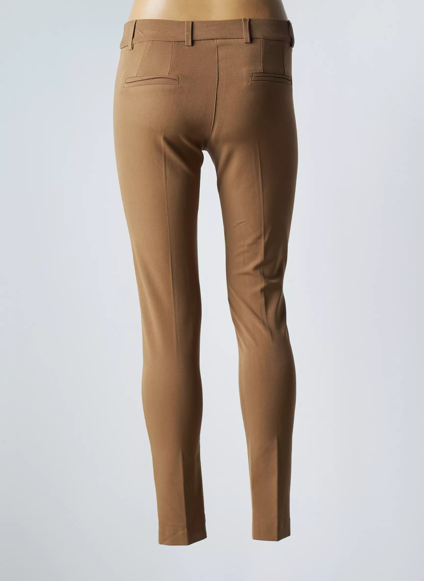 Absolu Pantalons Slim Femme couleur beige
