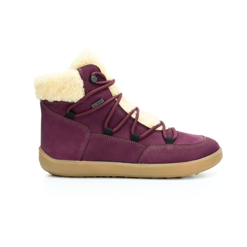 Be Lenka Bliss Burgundy Red rote Winterbarfußschuhe