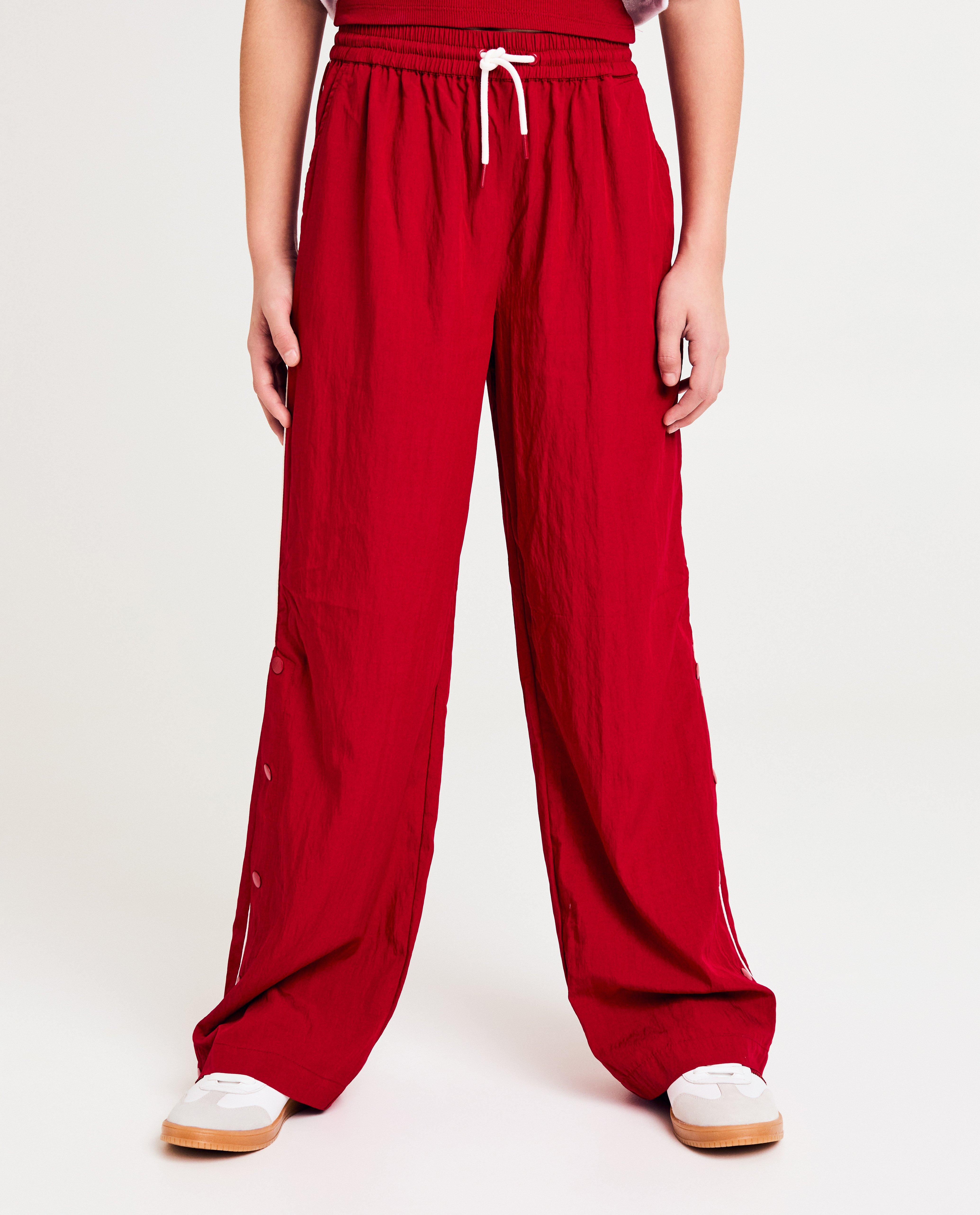 Pantaloni sport Milo Red, croială dreaptă, 6-14 ani, roșii
