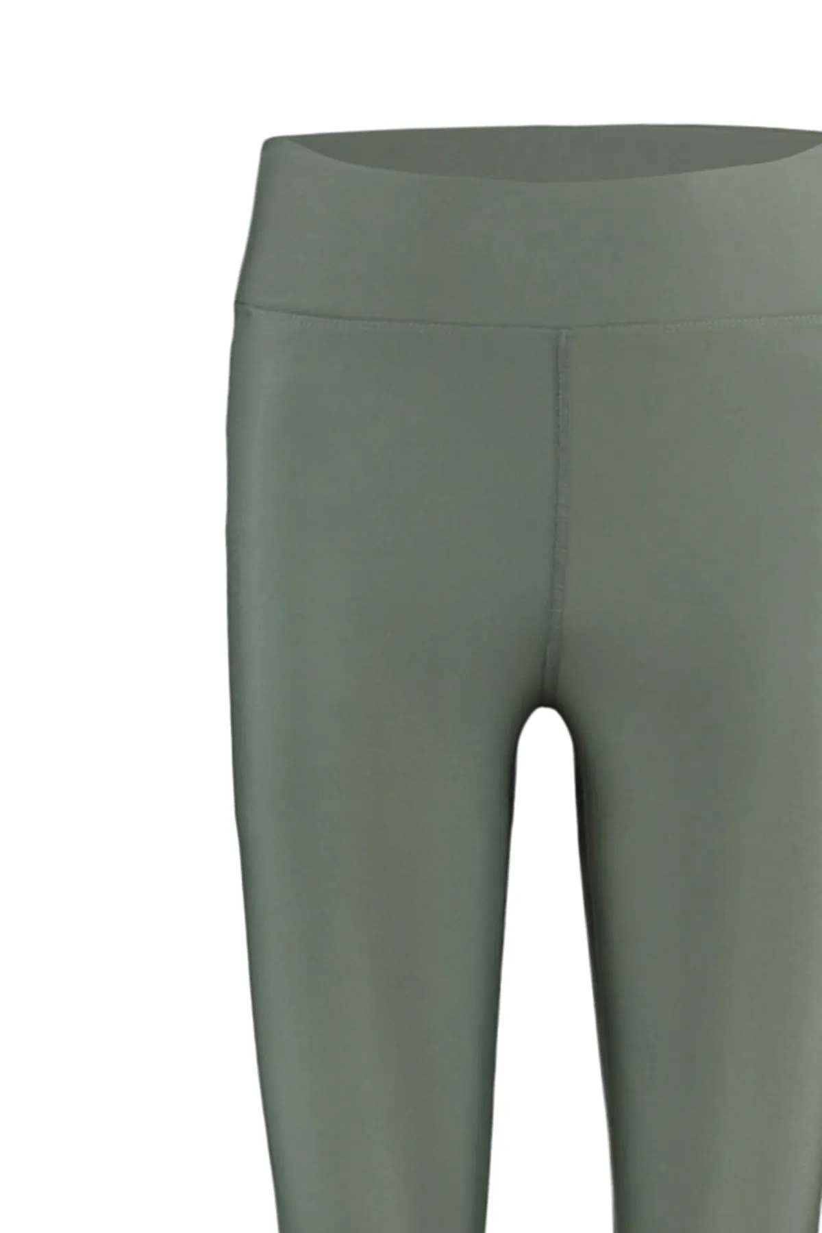 Trendyol Collection  Khakifarbene gestrickte Sportstrumpfhose mit Reißverschluss und durchgehendem Reißverschluss zur Verbesserung der Taille TWOAW23TY00017