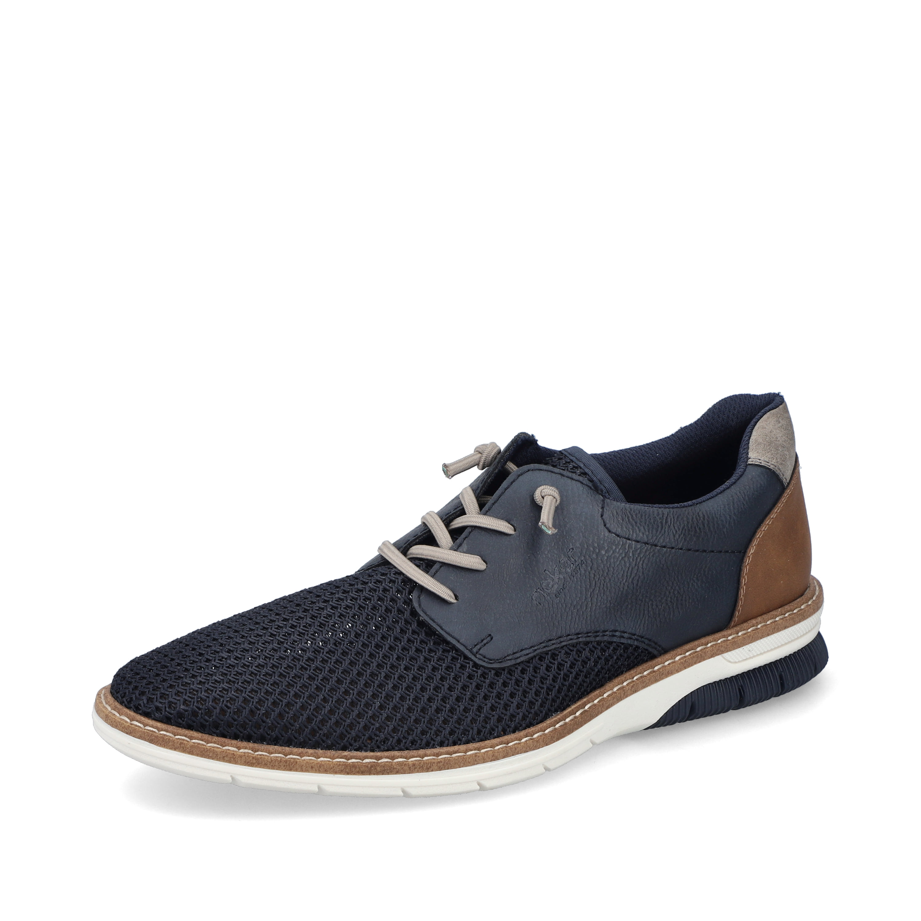 Rieker Herren Schnürschuhe schieferblau
