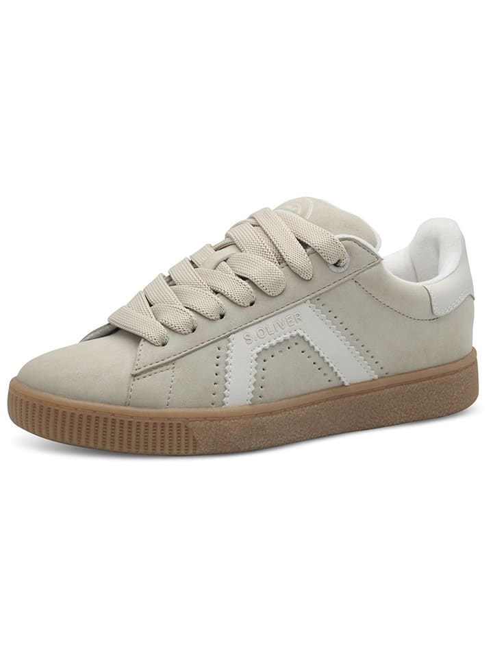 s.Oliver Sneakers in Beige/ Weiß günstig kaufen