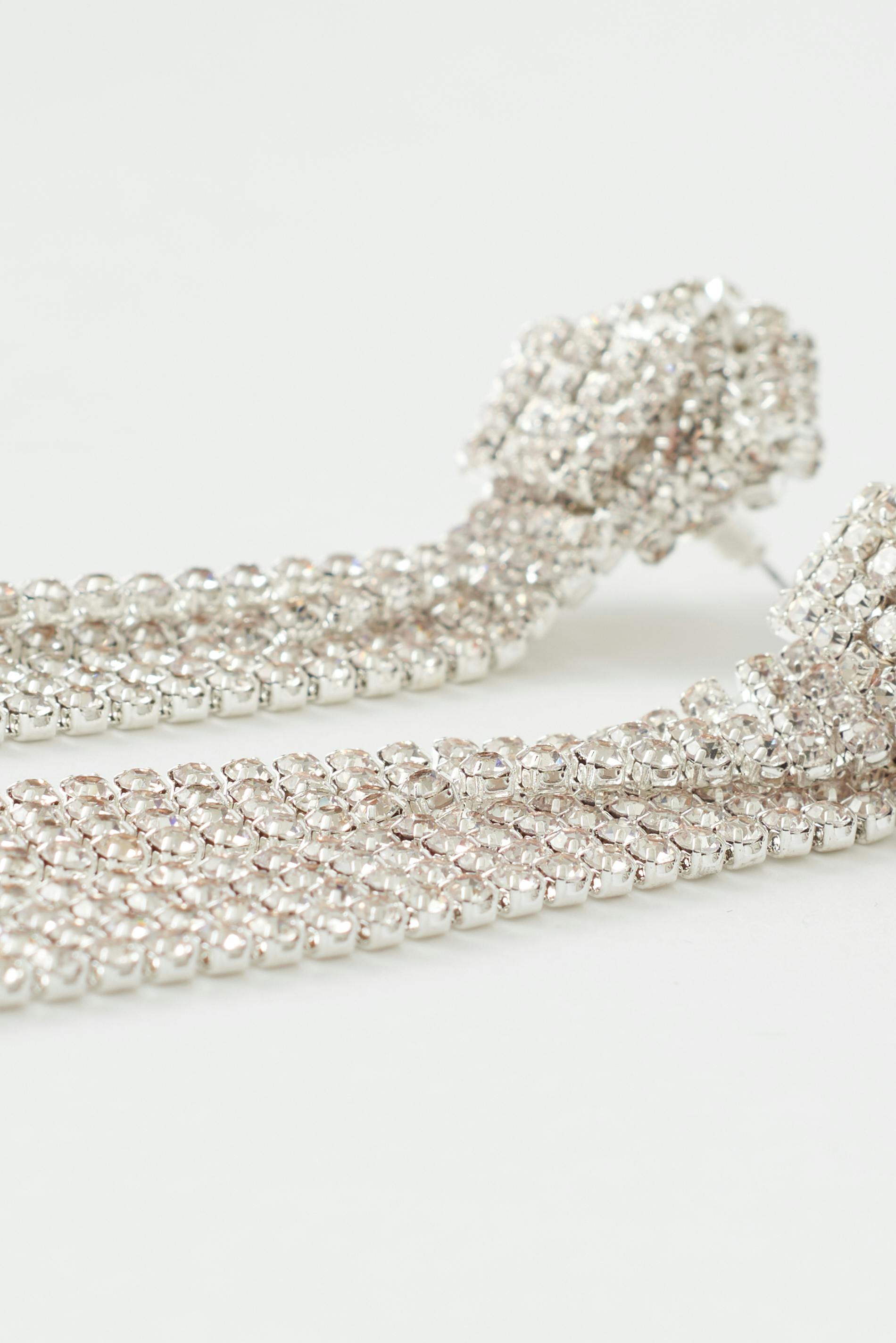 Rhinestone earrings