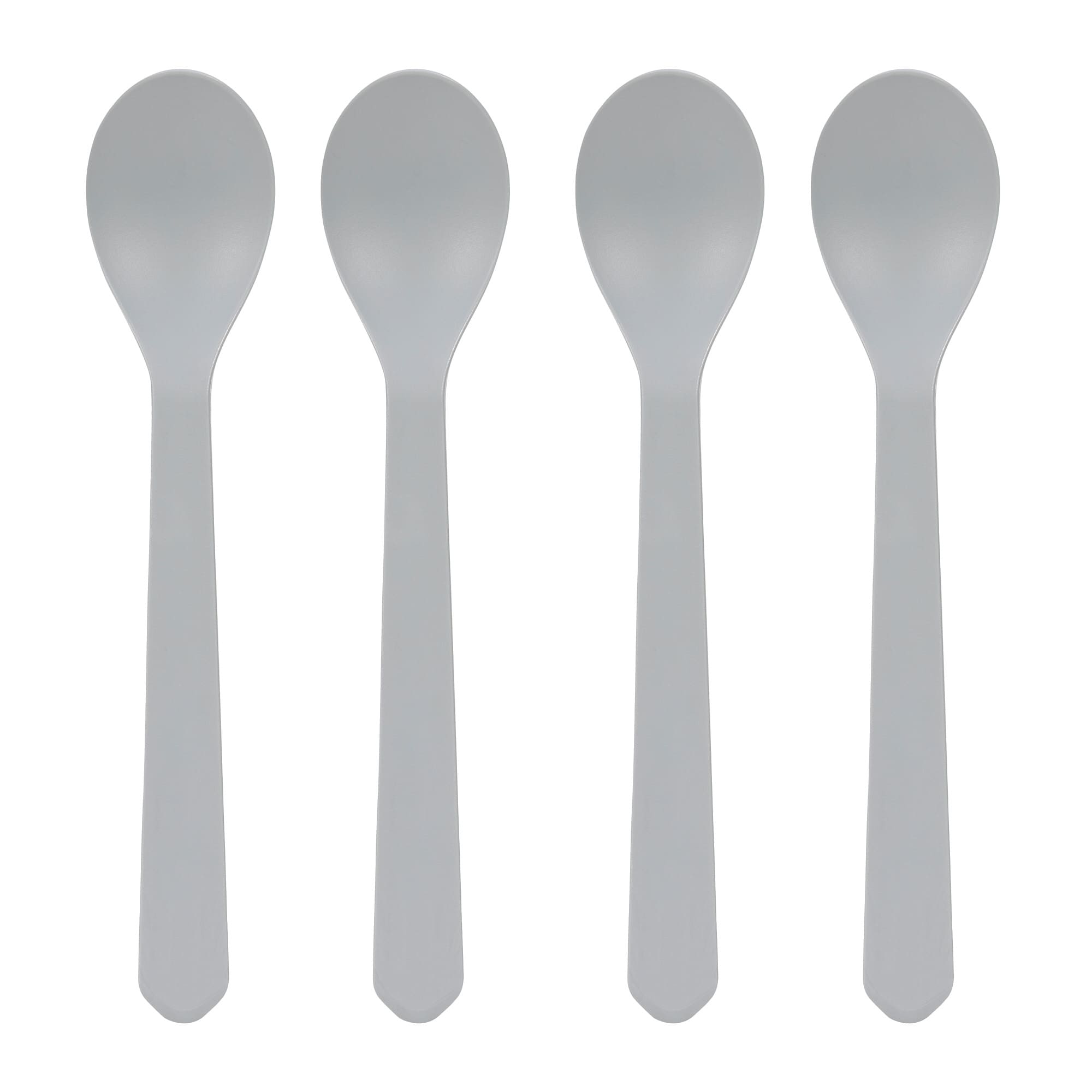 Kinderlöffel Set (4 Stk) - Geo, Graublau