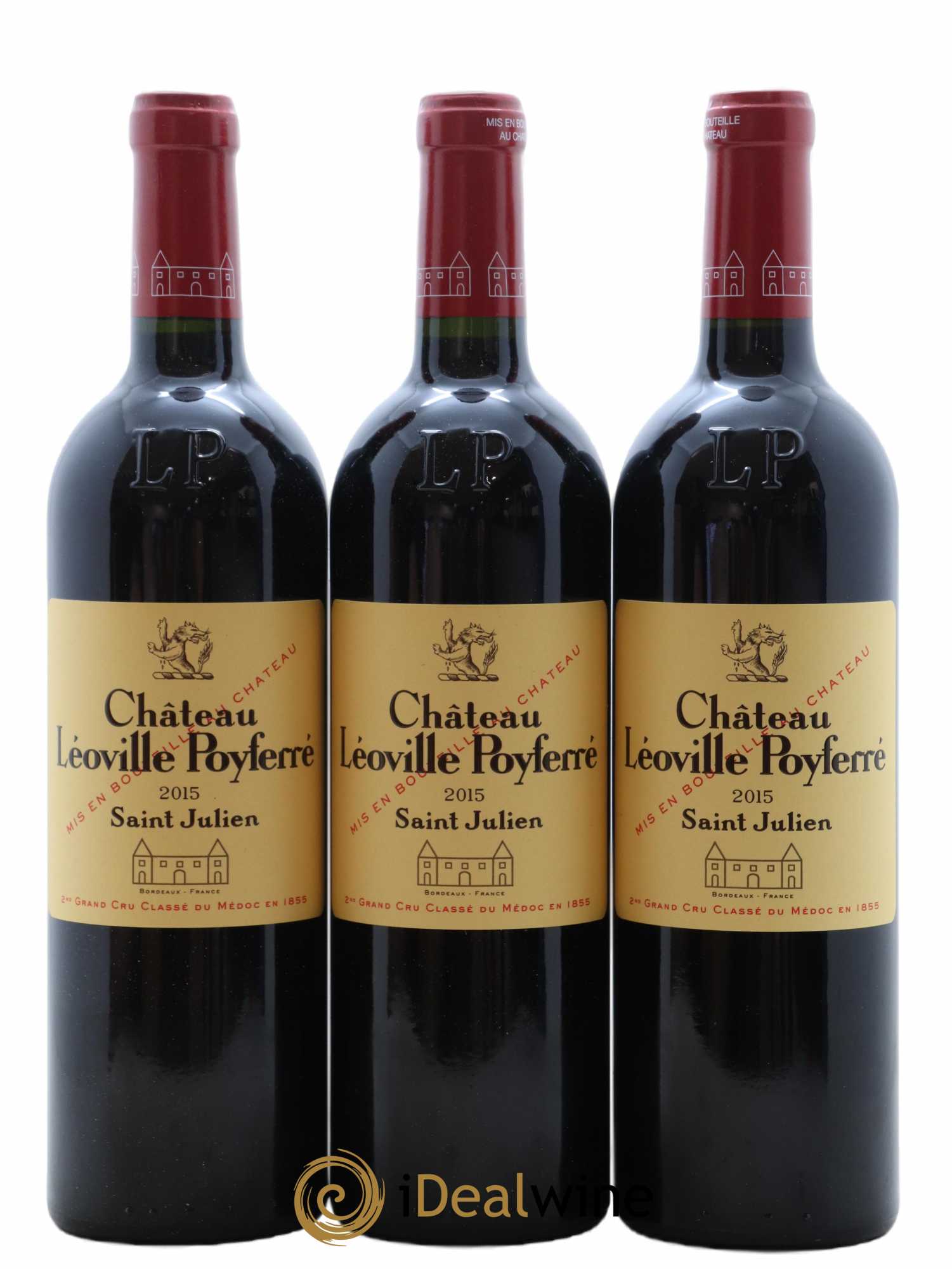 Château Léoville Poyferré 2ème Grand Cru Classé  2015 - Lot de 6 Bouteilles