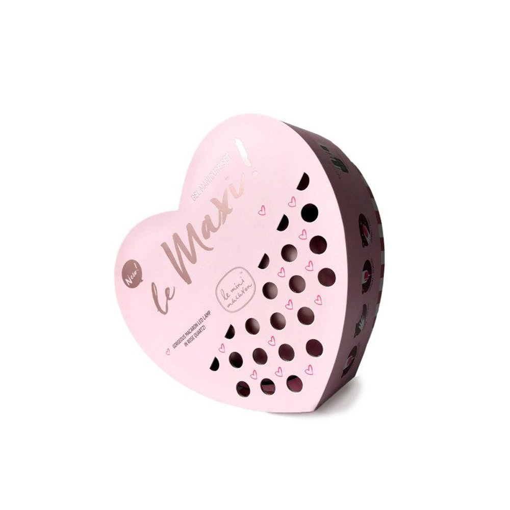 Le Mini Macaron Le Maxi ! - Le maxi rose quartz Kit de vernis à ongles semi-permanent
