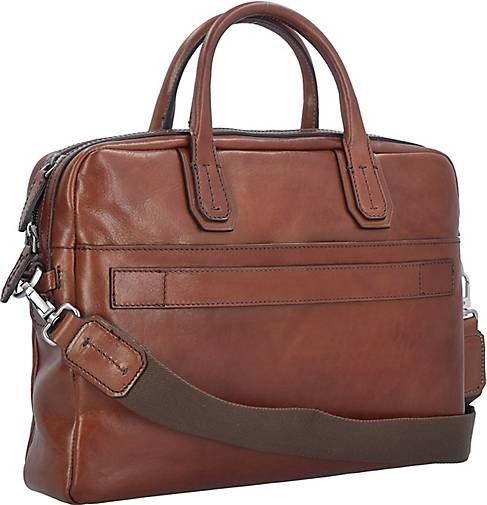 The Bridge Williamsburg Aktentasche Leder 37 cm Laptopfach