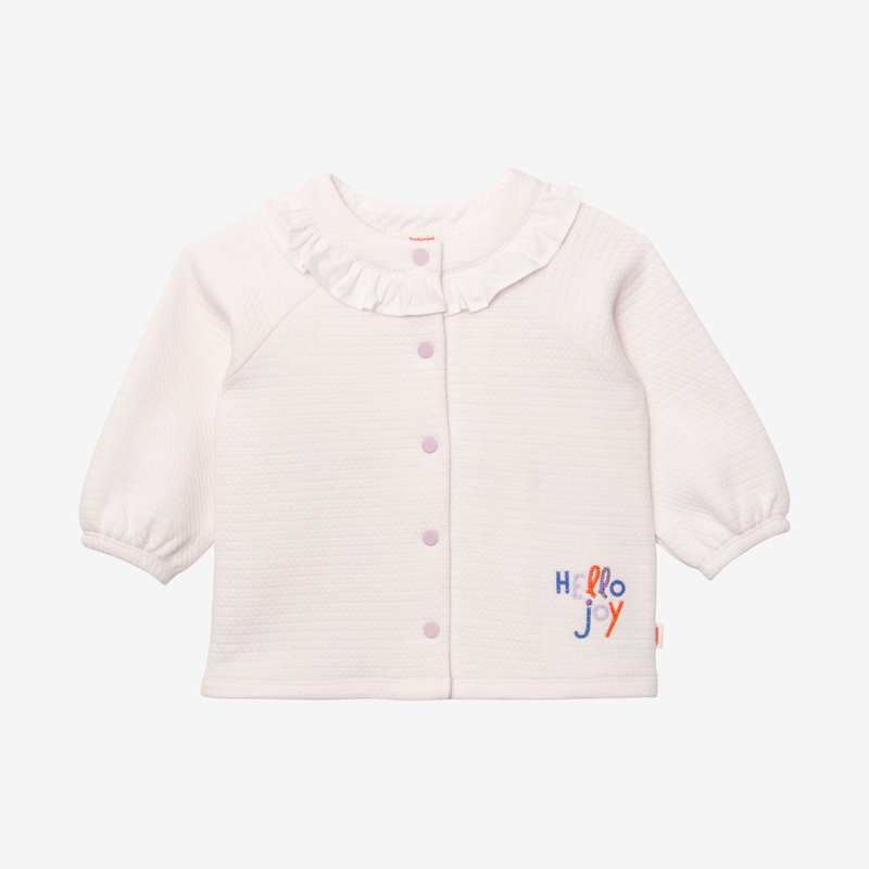 Cardigan bébé fille écru brodé beige Catimini