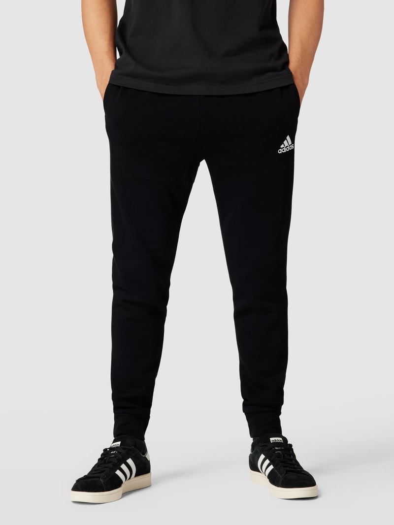 Sweatpants mit elastischem Bund Modell 'FEEL COZY' in schwarz