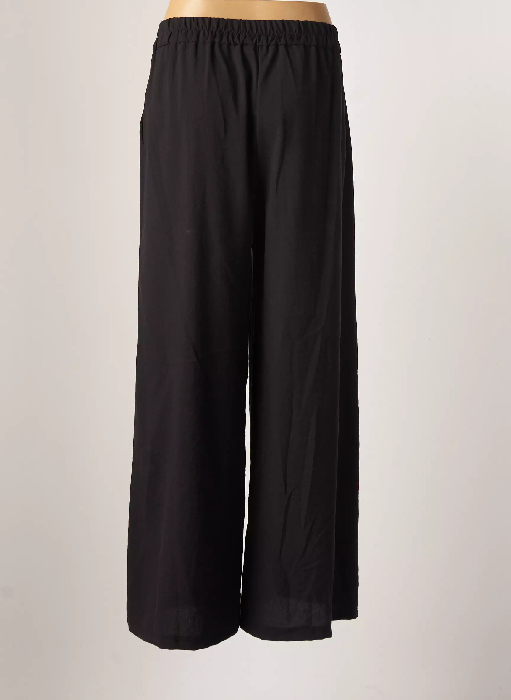 Dona Lisa Pantalons Larges Femme couleur noir
