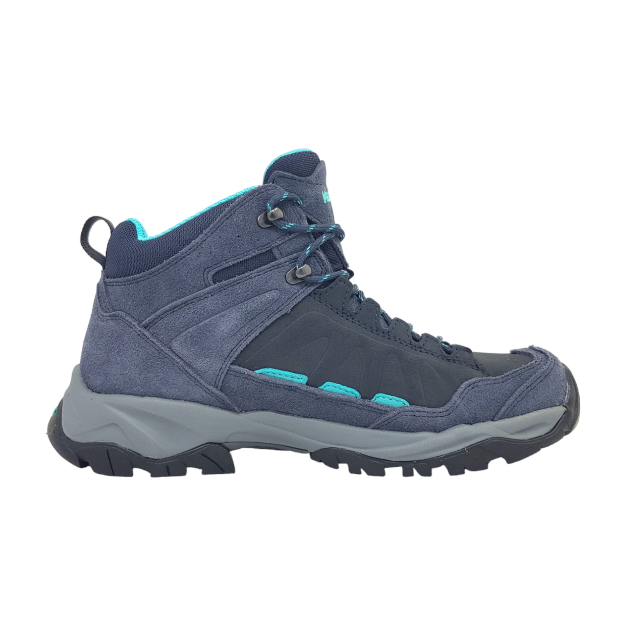 Meindl Nebraska Lady Mid 3423-68 Blau 68 Nachtblau/ Grün