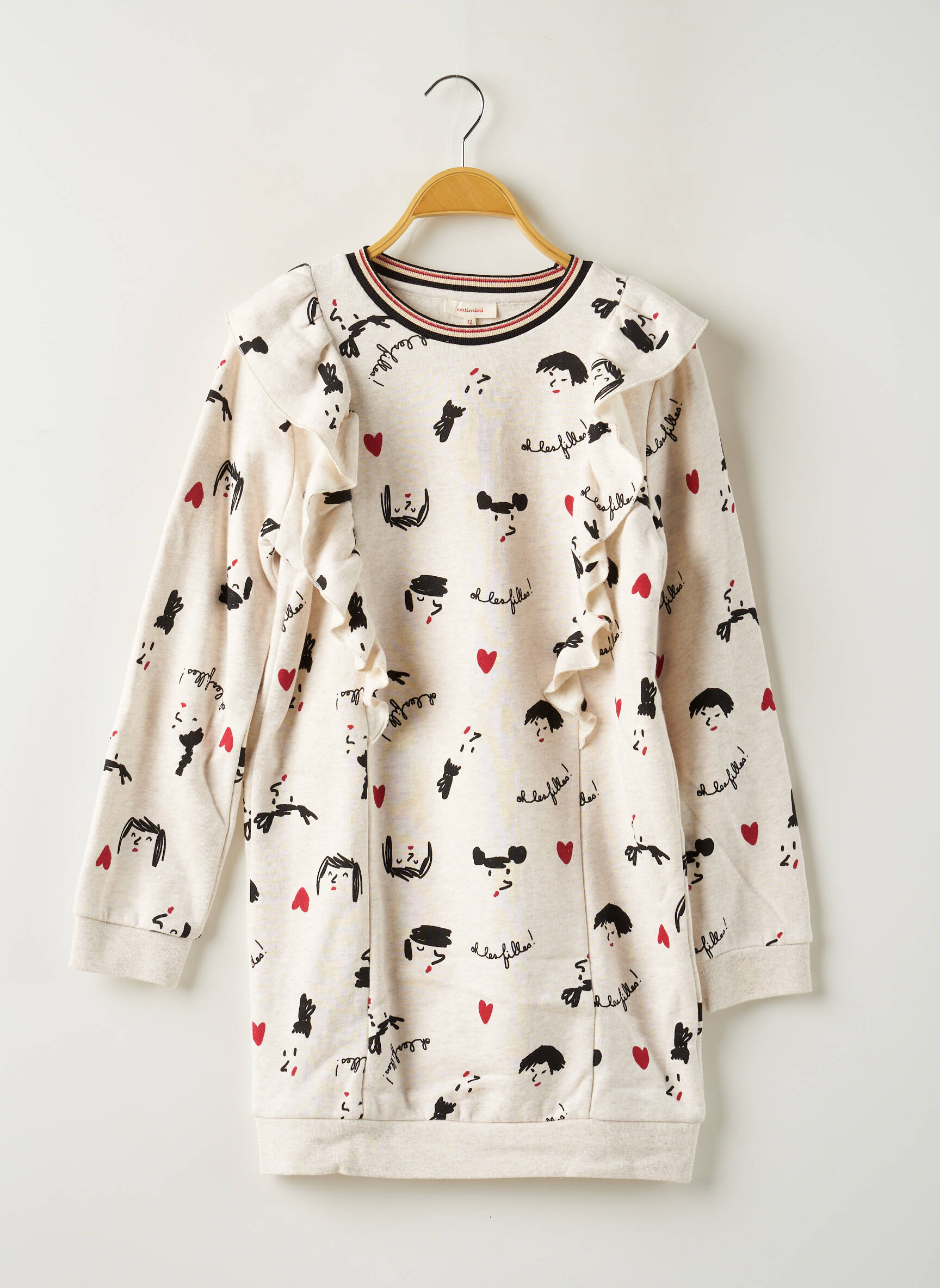 Catimini Robes Mi Longues Fille couleur beige