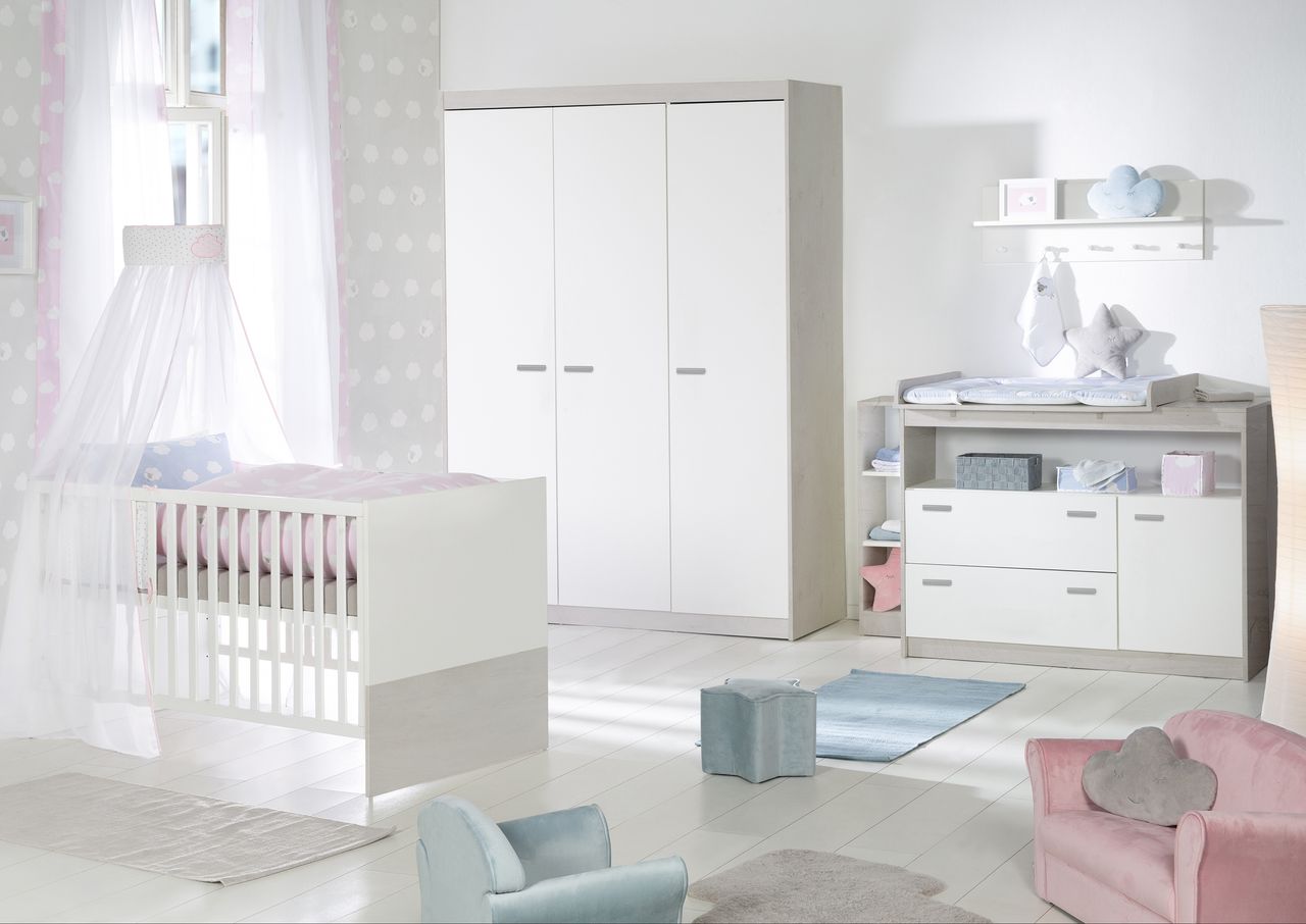 Roba Kleiderschrank Julia 3-türig, weiß