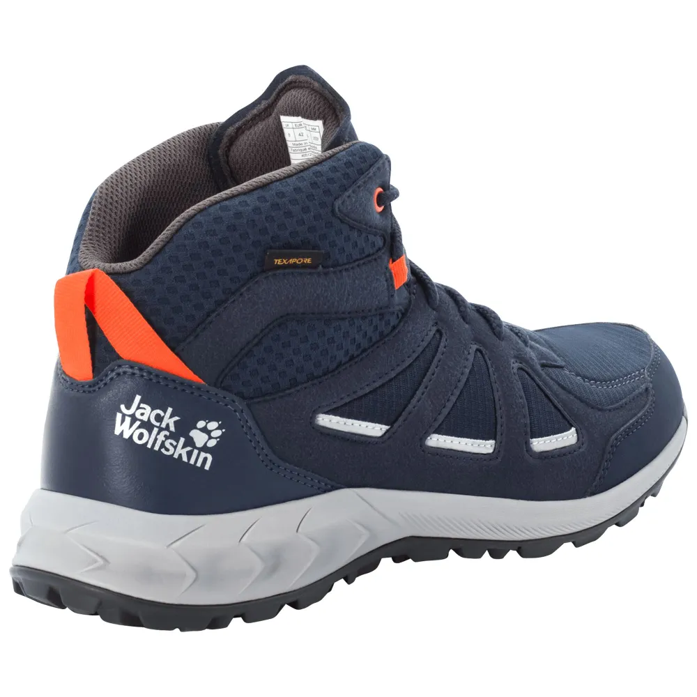 Jack Wolfskin WOODLAND 2 TEXAPORE Mid 4051261;1178 / blau