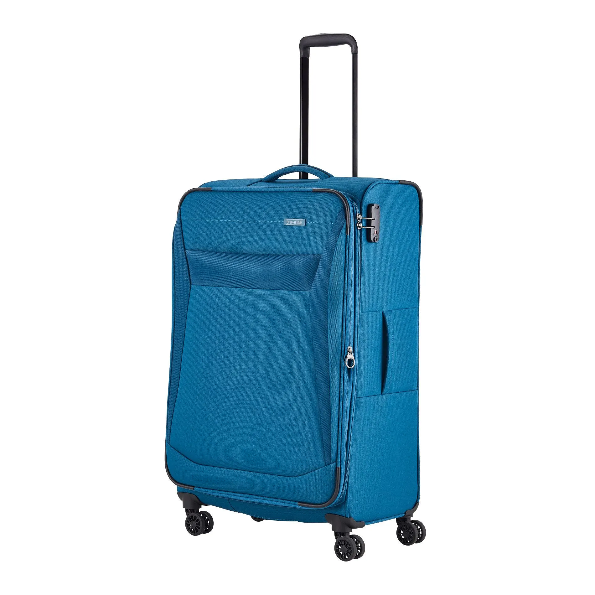 Travelite CHIOS Trolley mit 4 Rollen Größe L - Petrol