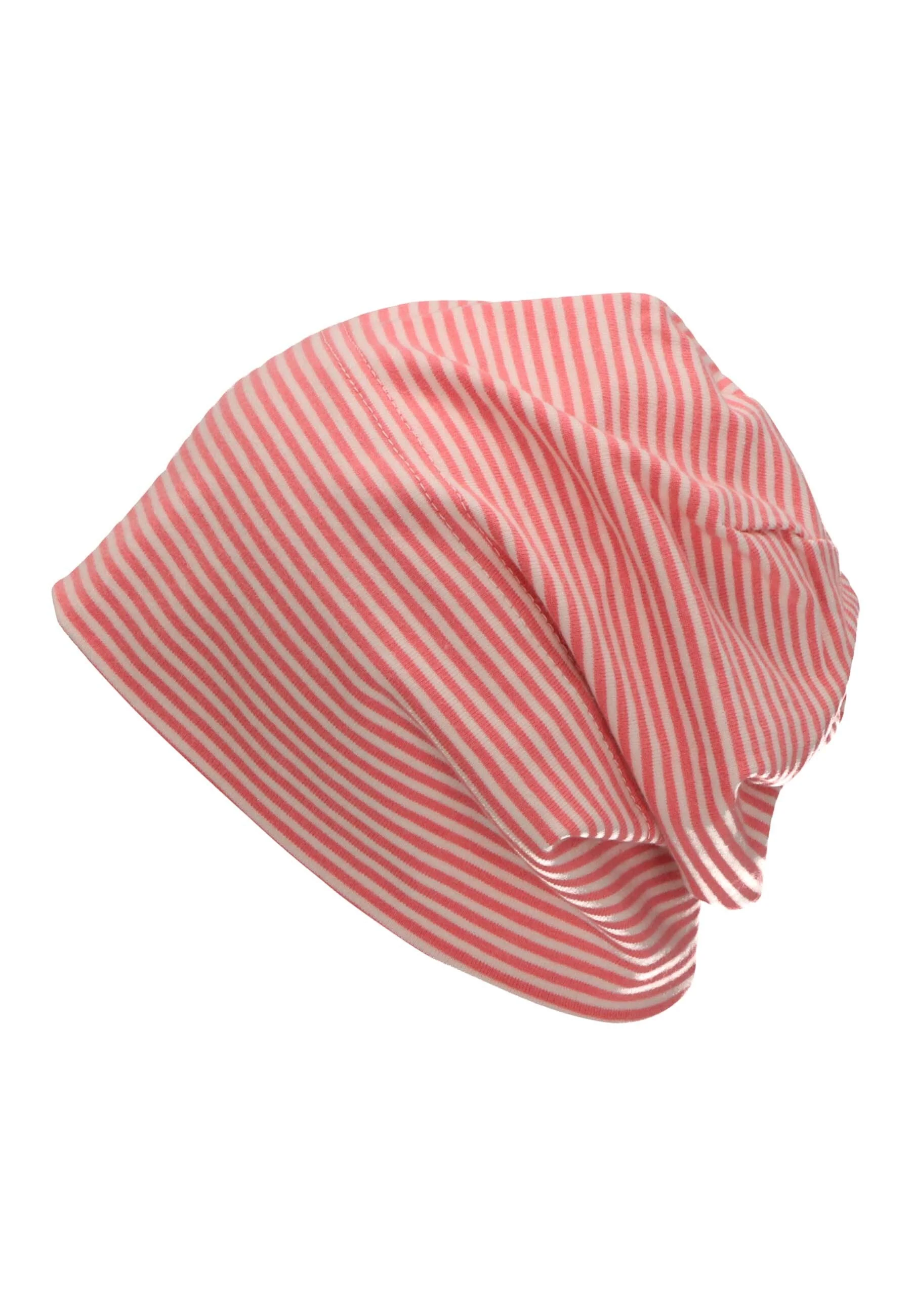 GOTS Slouch-Beanie aus Jersey (Bio) mit Ringel