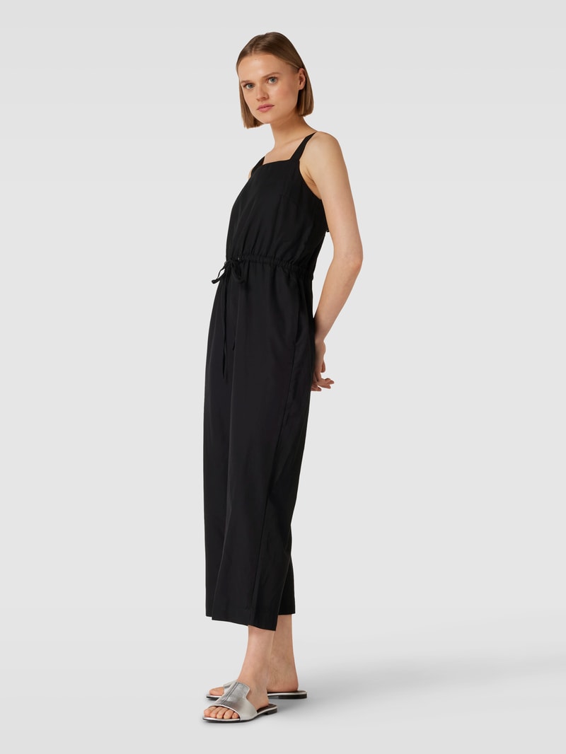 Jumpsuit mit Taillenbund Modell 'Jeanet' in schwarz