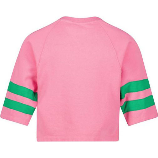 TOMMY-JEANS Damen Sweatshirt Kurzarm