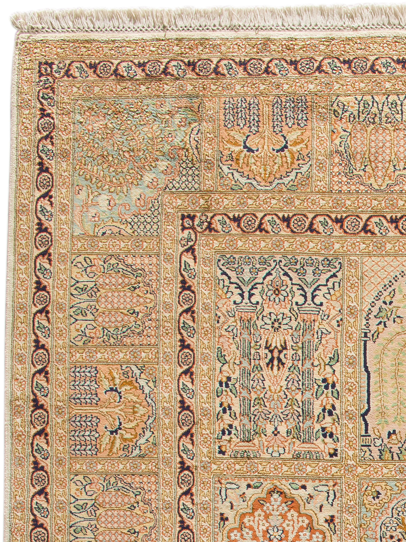 Kaschmir Seide 18/18 ca. 250 x 304 cm, Unikat / Einzelstück