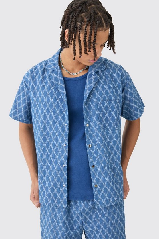 Kastiges Denim-Hemd