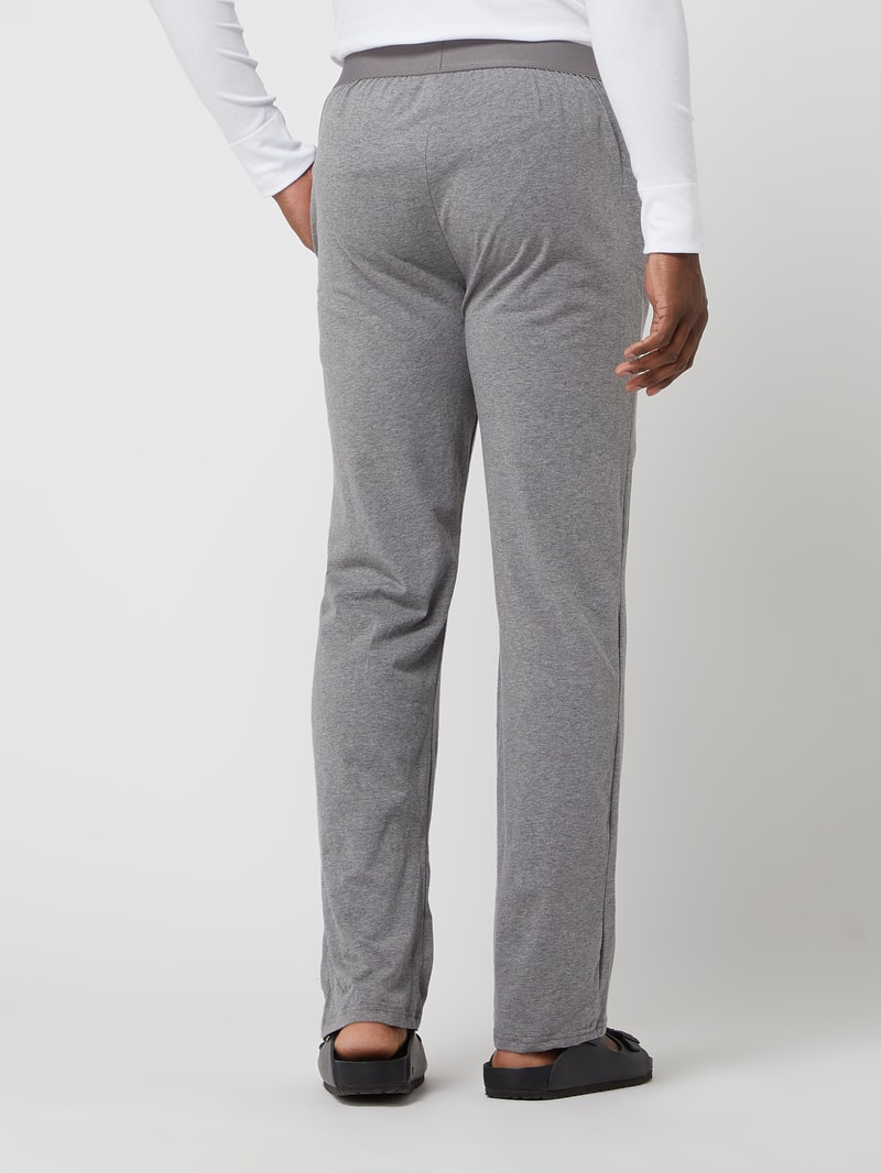Pyjama-Hose mit Stretch-Anteil in graphit meliert