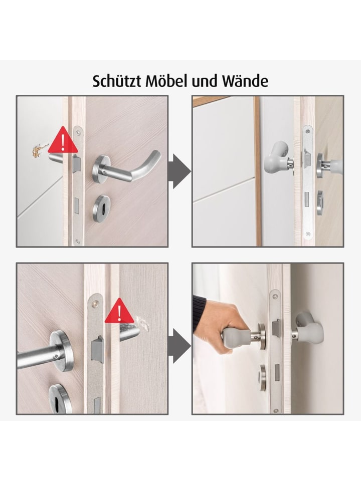 Reer Vorteilspack HandleGuard Türgriffschutz in Grau ab 0 Monate günstig kaufen onesize