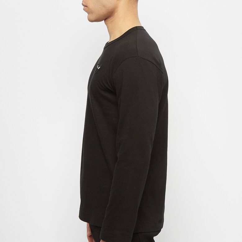 Comme des Garcons Play Play Black Heart Long Sleeve T-Shirt black