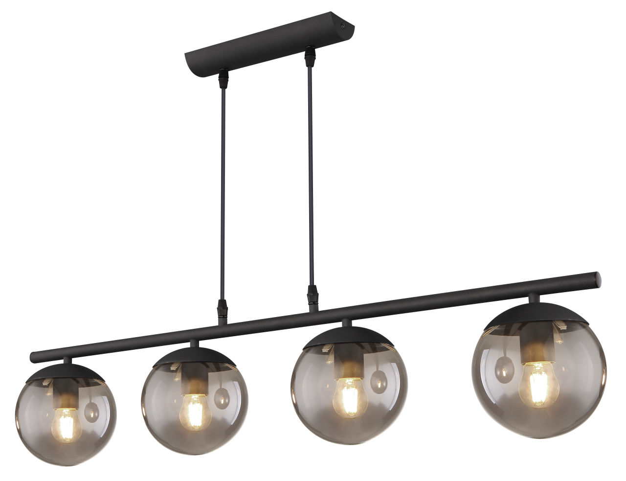 Globo Lighting - BLAMA - Hängeleuchte Metall schwarz matt, 4x E27