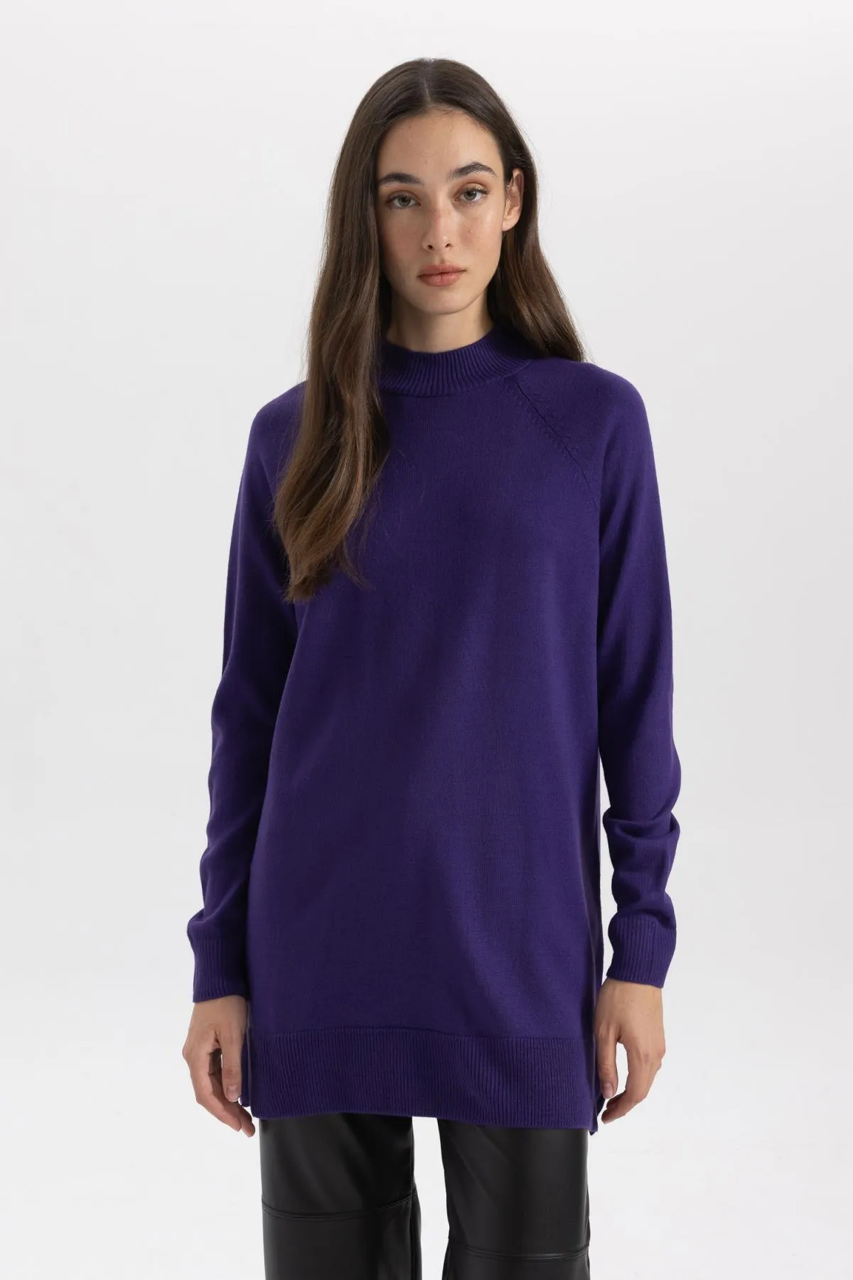 DeFacto  Normal geschnittene Tunika mit halbem Rollkragen